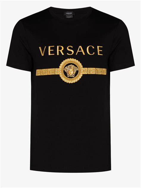 versace t shirt black.